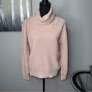 Pink Turtleneck Sweater